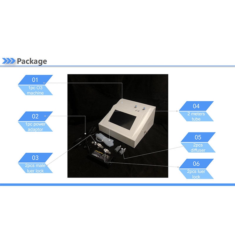 LCD Touch Screen Multilingual Medical Ozone Generator With Destructor And Vacuum 1-105ug.ml