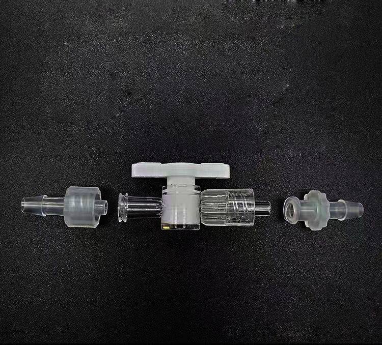 5pcs/Lot 2 Ways 3 Ways Stopcock With luer Lock Connection PC Ozone Resistant Material