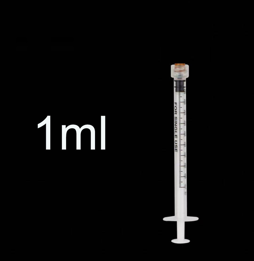 10 Pieces/Lot 1-2-5-10-20-30-60-100-200ml Luer Syringe