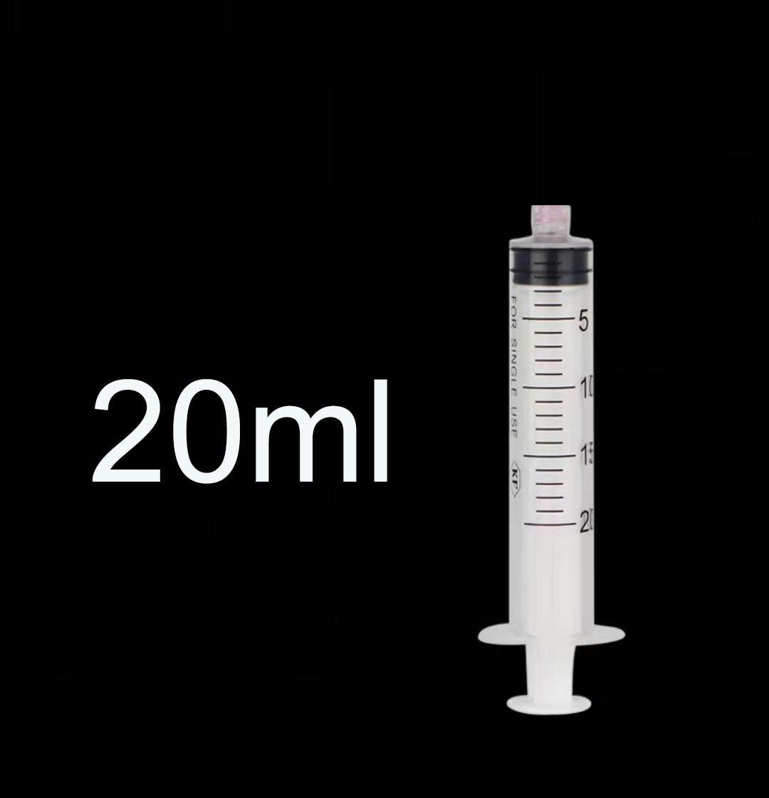 10 Pieces/Lot 1-2-5-10-20-30-60-100-200ml Luer Syringe