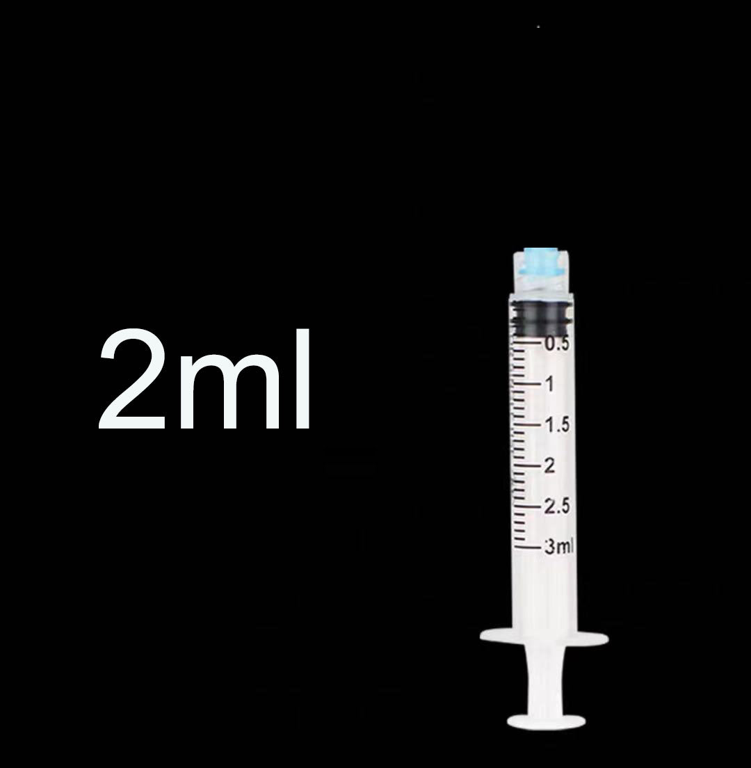 10 Pieces/Lot 1-2-5-10-20-30-60-100-200ml Luer Syringe