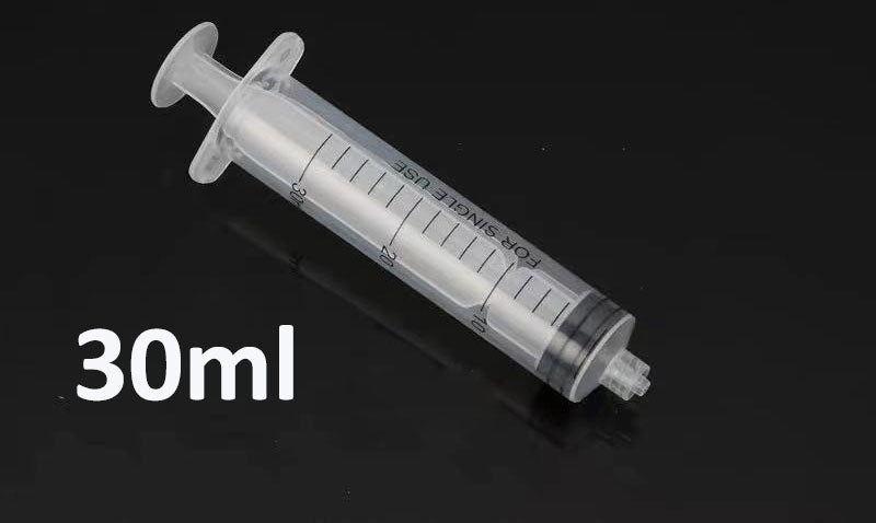 10 Pieces/Lot 1-2-5-10-20-30-60-100-200ml Luer Syringe