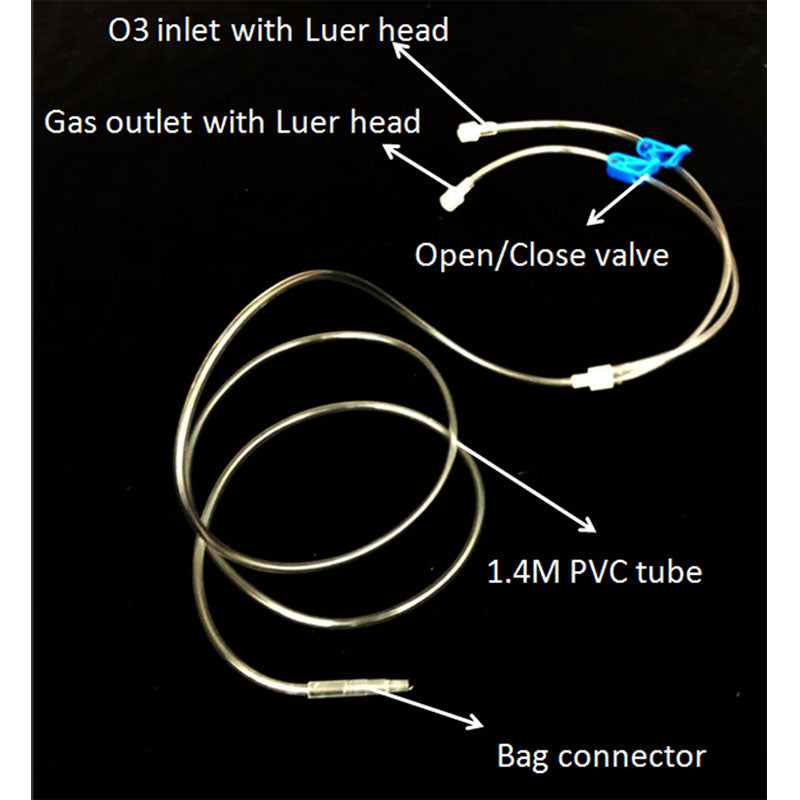 Medical Grade Silicone Ozone Limb Bag Reused Type With Tube Connector And Silicone Tube