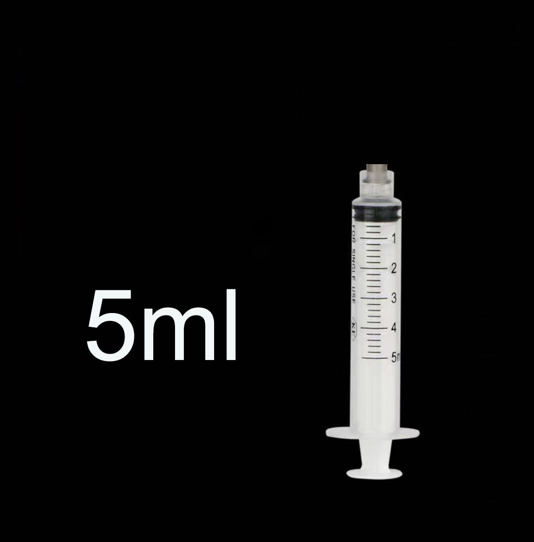 10 Pieces/Lot 1-2-5-10-20-30-60-100-200ml Luer Syringe