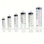 5PCS/Lot Luer Syringe 1-2-5-10-20-30-60-100-200ml
